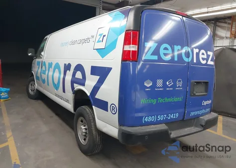 2021 Chevrolet Express Cargo Rwd 2500 Extended Wheelbase Wt из США, поврежденный, VIN 1GCWGBF77M1144909